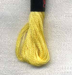 Stickgarn Baumwolle gelb